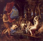  Titian Diana and Actaeon USA oil painting artist